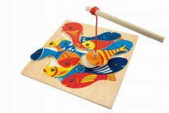 Woody Fish cu un afumător - joc magnetic