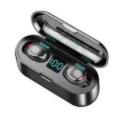 Căști Bluetooth cu microfon negru