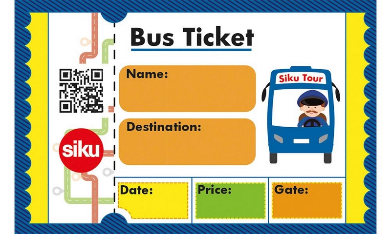 SIKU World 5509 Autobusová zastávka