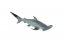 Requin marteau grand zooted en plastique 19cm dans un sac