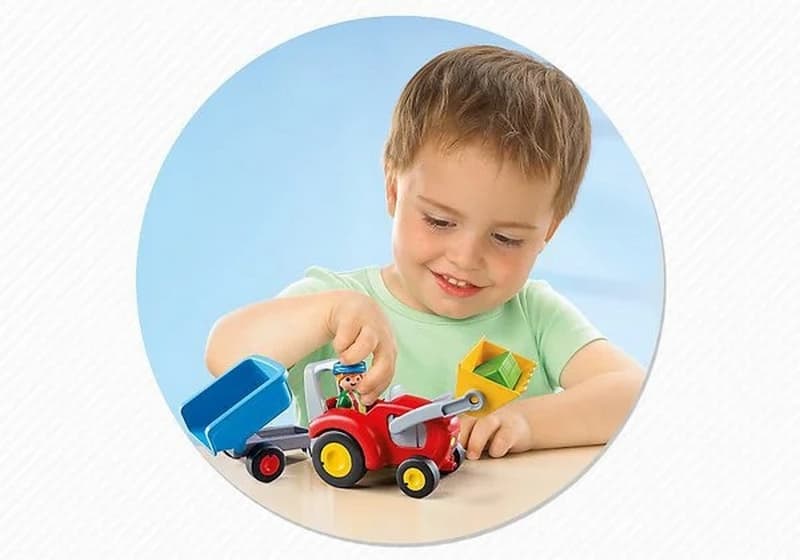 Playmobil: Traktor s prívesom