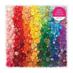 Galison Puzzle Rainbow Buttons 500 darab