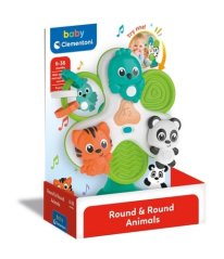 Clemmy baby - Interaktivní volant - kolotoč se zvířátky