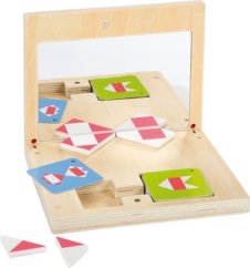 Jeu de symétrie avec miroir "Educate&quot ;