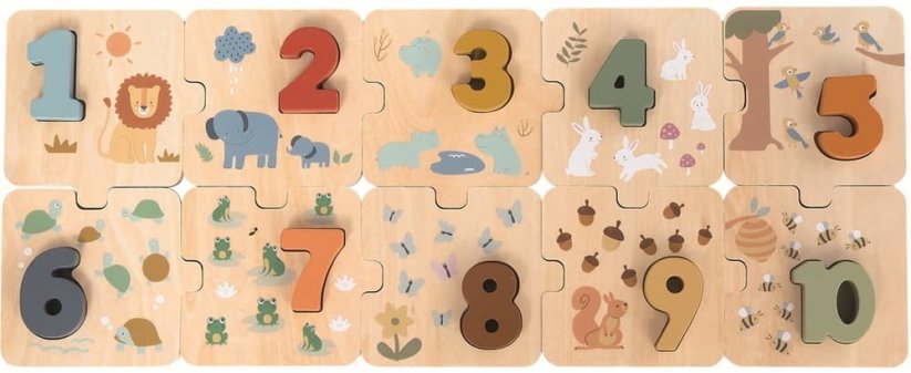 2Kids Toys Puzzle Počítání se zvířátky