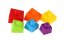Šikmá veža/pyramída farebné puzzle 6ks plast v krabici 8x21x8cm 18m+