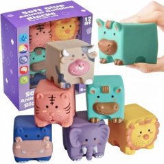 Cubes sensoriels d'animaux avec sons