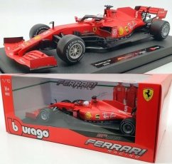 Bburago 1:18 Ferrari Racing F1 2020 - Austrian GP - SF1000 No.5 Sebastian Vettel