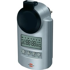 Brennenstuhl priză întrerupător cu temporizator, 1507490, 3680 W, IP44, digital, săptămânal