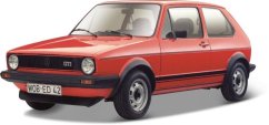 Bburago 1:24 Plus Volkswagen Golf MK1 GTI Rouge