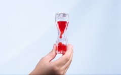 Fidget Blox Vision - barevná láva - červená