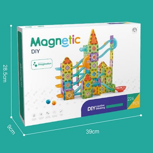Magnetická stavebnice Dům maxi 226 ks