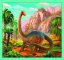 Puzzle 10v1 Seznamte se se všemi dinosaury