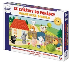 Magnetické divadlo Detoa s rozprávkovými zvieratkami