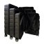 Bavy Cestovní kufr skořepinový Ribs Dark grey - set 3 ks