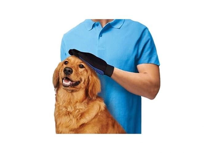 Vyčesávací masážní rukavice pro psy a kočky