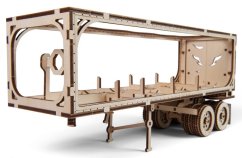 Ugears 3D Wooden Mechanical Puzzle Heavy Boy Tractor Trailer