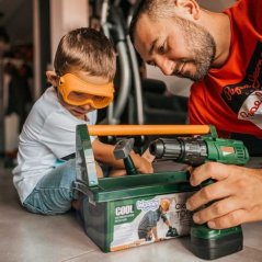 Boîte à outils pour enfants - set avec tournevis et perceuse 15 pcs.