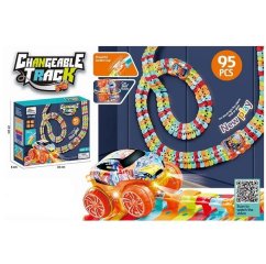 Pistă colorată cu mașină rotativă 95pcs