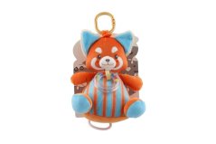 Liška 22cm na postýlku/kočárek s natahovacím hracím strojkem