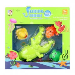 Detská hračka do kúpeľa s krokodílom