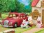 Sylvanian Families - 5448 Voiture de voyage familiale rouge avec poussette et siège auto