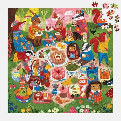 Mudpuppy Puzzle Piknik az erdőben 500 darabos puzzle