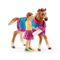 Schleich 42361 mânz cu pătură