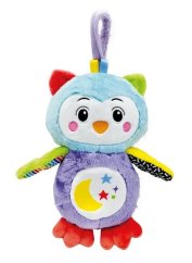 Clemmy baby - Hibou en peluche interactif avec veilleuse et sons