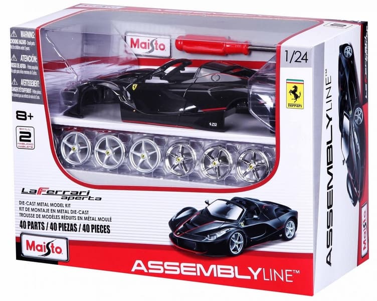 Maisto - KIT FERRARI ASSEMBLY LINE, Ferrari AL - LaFerrari Aperta, 1:24