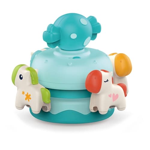 Hudební kolotoč tyrkysový