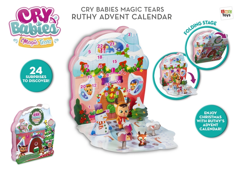 TM Toys CRY BABIES Adventní kalendář Magic Tears magické slzy