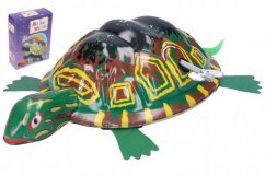 Nyújtható fém teknősbéka 8x12 cm