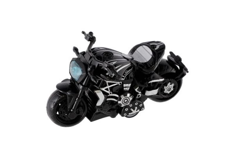 Motocykl metal/plastik 10cm chowany
