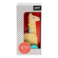 Petit Collage Pull Toy Jirafa