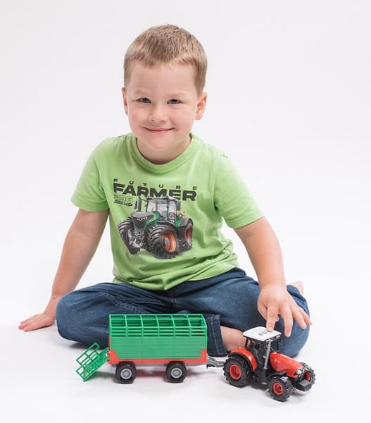 Traktor Zetor s vlekem na setrvačník se světlem a zvukem