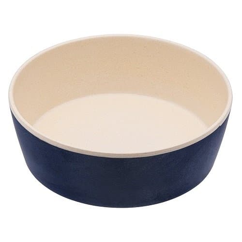 Miska pro psa, BecoBowl - Bambusová-midnight-blue-S