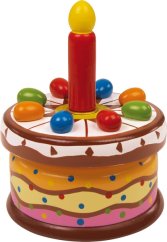 Gâteau d'anniversaire de la boîte de jeu Small Foot