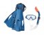 Bestway 25020 Šnorchlovací set - ploutve, brýle, šnorchl (šedý/modrý)