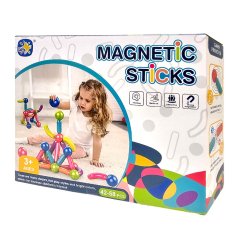 Magnetyczny zestaw konstrukcyjny 58 elementów
