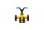 BERG GO SparX - 2in1 pedálos kerékpár és pedálos csónak sárga színben