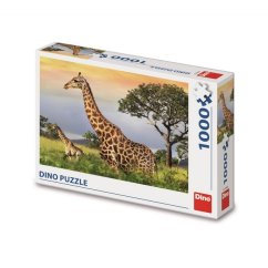 Rodina žiraf Dino 1000 puzzle