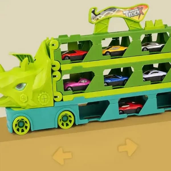 Nákladné auto Dino s koľajnicami