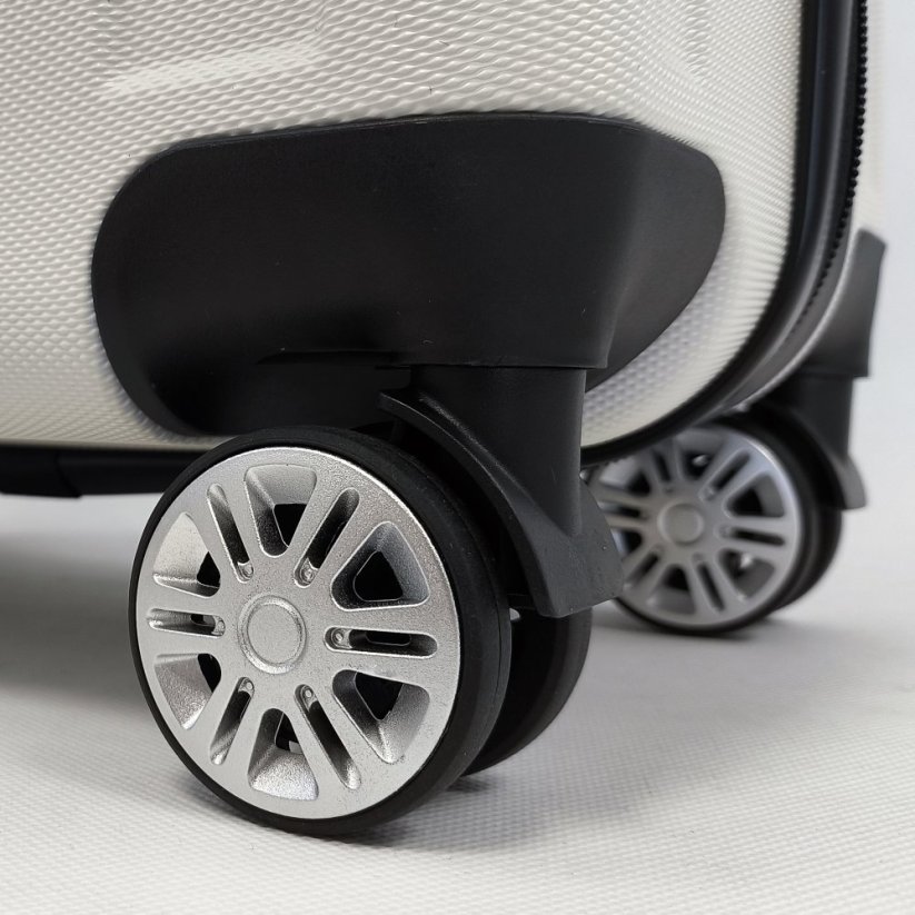 Bavy Cestovní kufr skořepinový 28" Stripes White