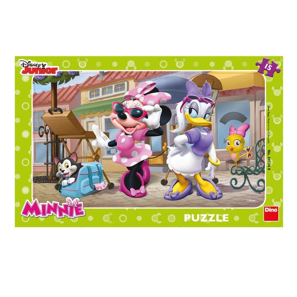 Puzzle Walt Disney Minnie na Monmart 15 dielikov - Dino