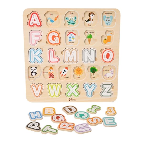 Classic World Vkládací puzzle abeceda