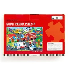 Mudpuppy Velké podlahové puzzle Záchranná vozidla 48 dílků