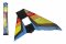 Drak létající nylon delta 183 x 81cm barevný
