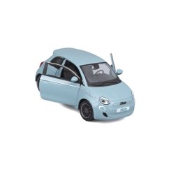 Bburago - Cars HOBBY, Fiat 500e (2023), modrá, 1:24