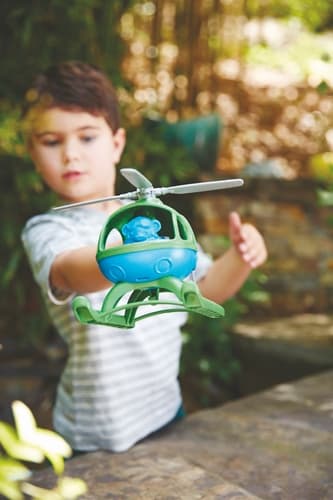Zelené hračky Helikoptéra zelená